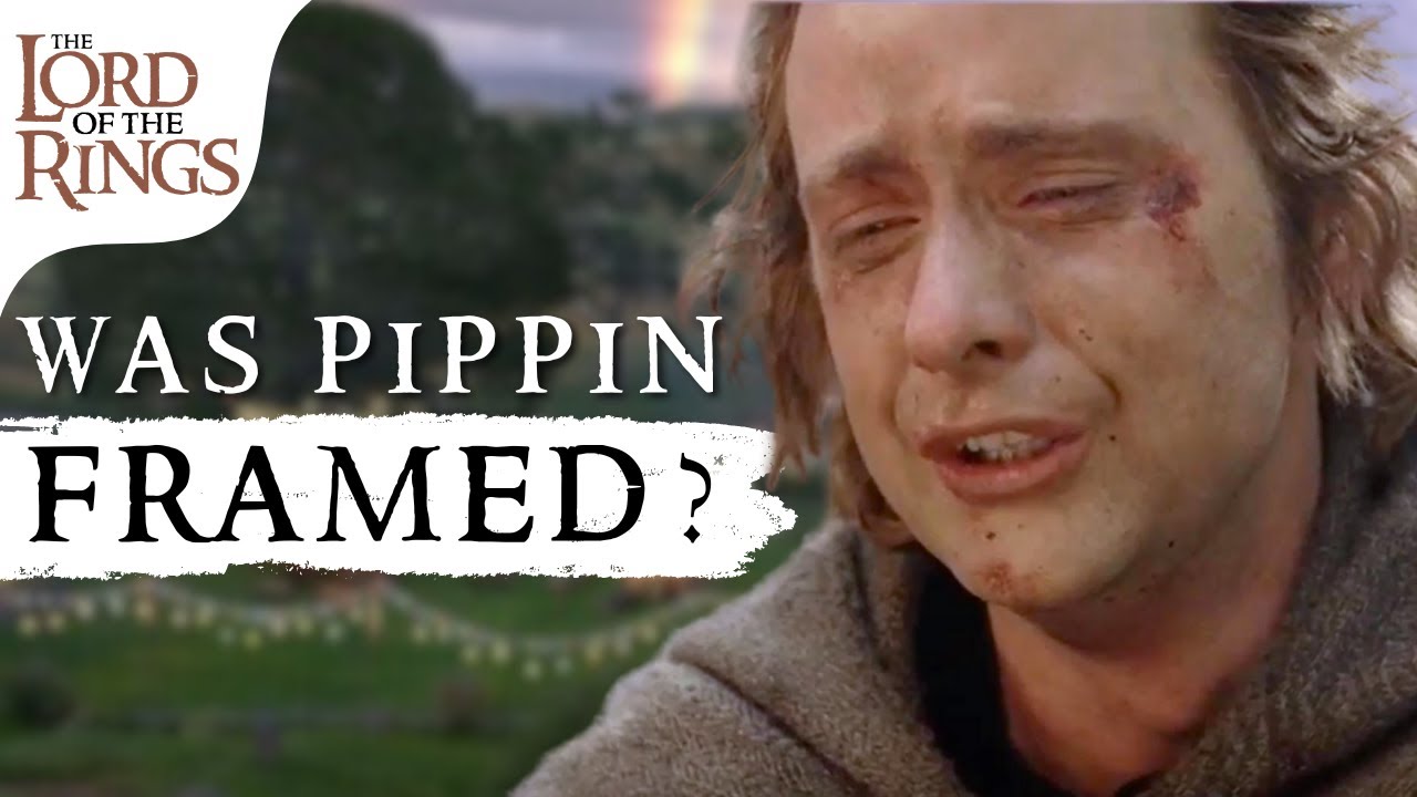 Picture of Pippin crying with the words "Was Pippin framed?" next to him.